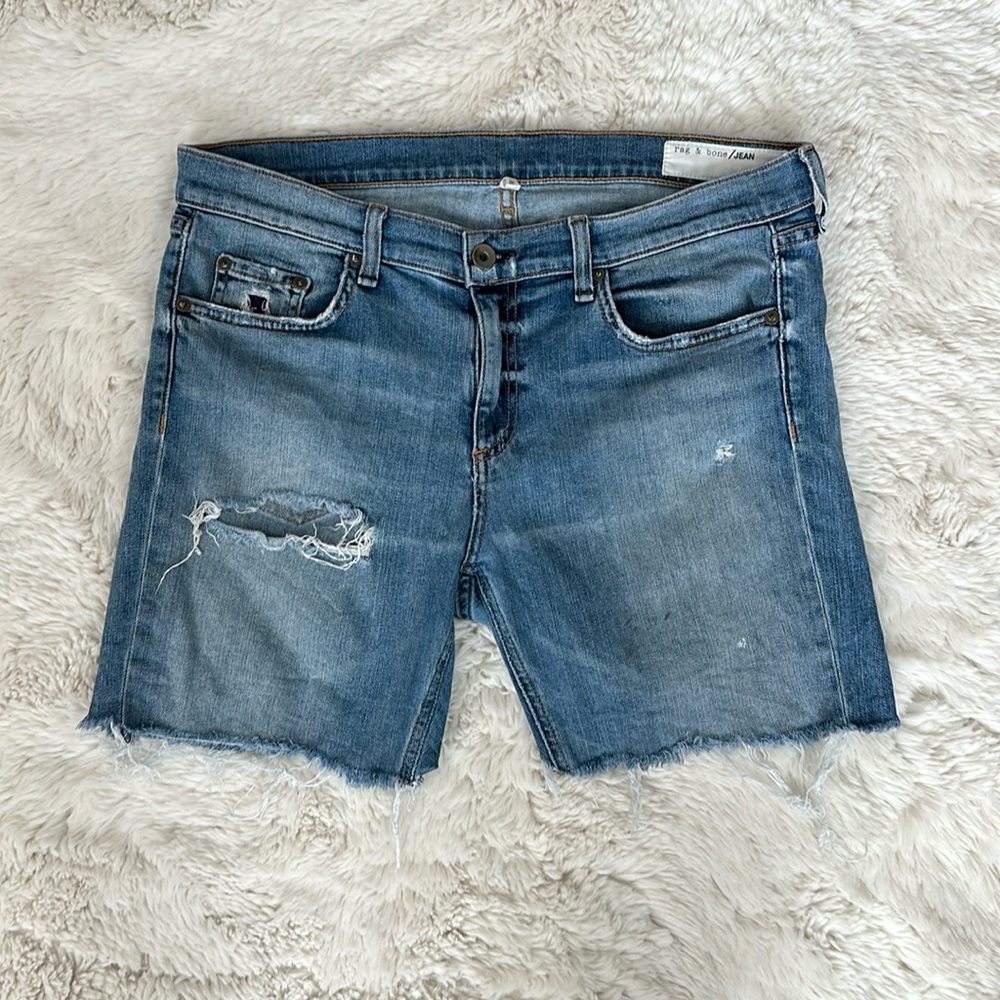 rag & bone denim cutoff shorts size 30